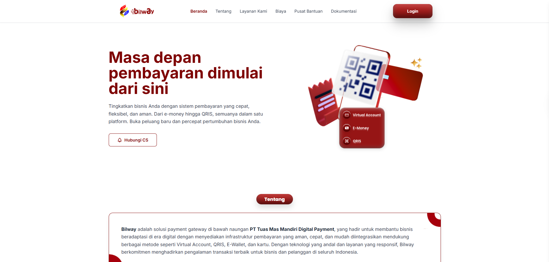 Bilway Landing Page